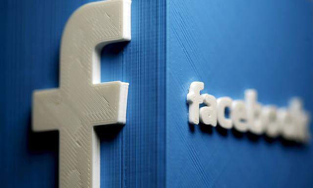 FILE PHOTO: A 3D plastic representation of the Facebook logo is seen in this illustration in Zenica