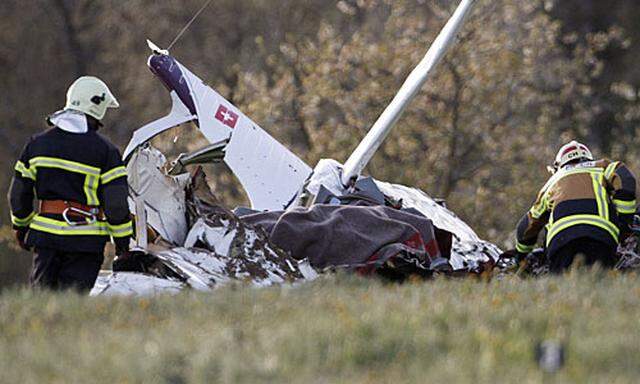 Sechs Tote Flugzeugabsturz Schweiz