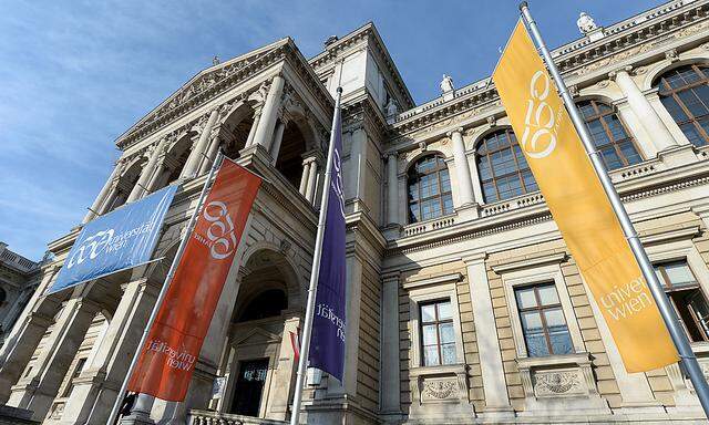 THEMENBILD: 650 JAHRE UNIVERSITAeT WIEN: UNI HAUPTGEBAeUDE