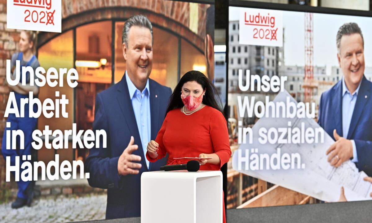 Die SPÖ setzt ganz auf Michael Ludwig - der sich ebenfalls bester Beliebtheitswerte erfreut - und seine Hände.