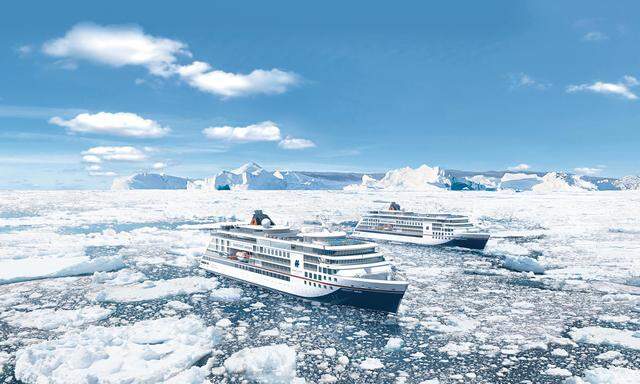 2019 gehen die neuen Expeditionsschiffe von Hapag-Lloyd, die Hanseatic nature und Hanseatic inspiration, auf große Fahrt. Absolutes Highlight im Expeditionsprogramm ist die Umrundung der Arktis mit der Bremen 2020.