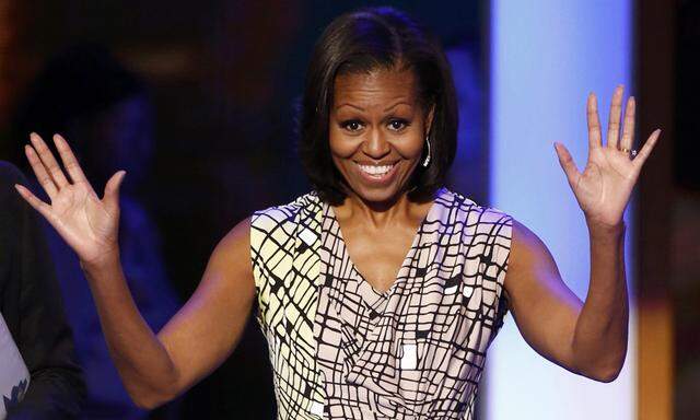 Michelle Obama eröffnet den demokratischen Parteitag mit ihrer Rede.