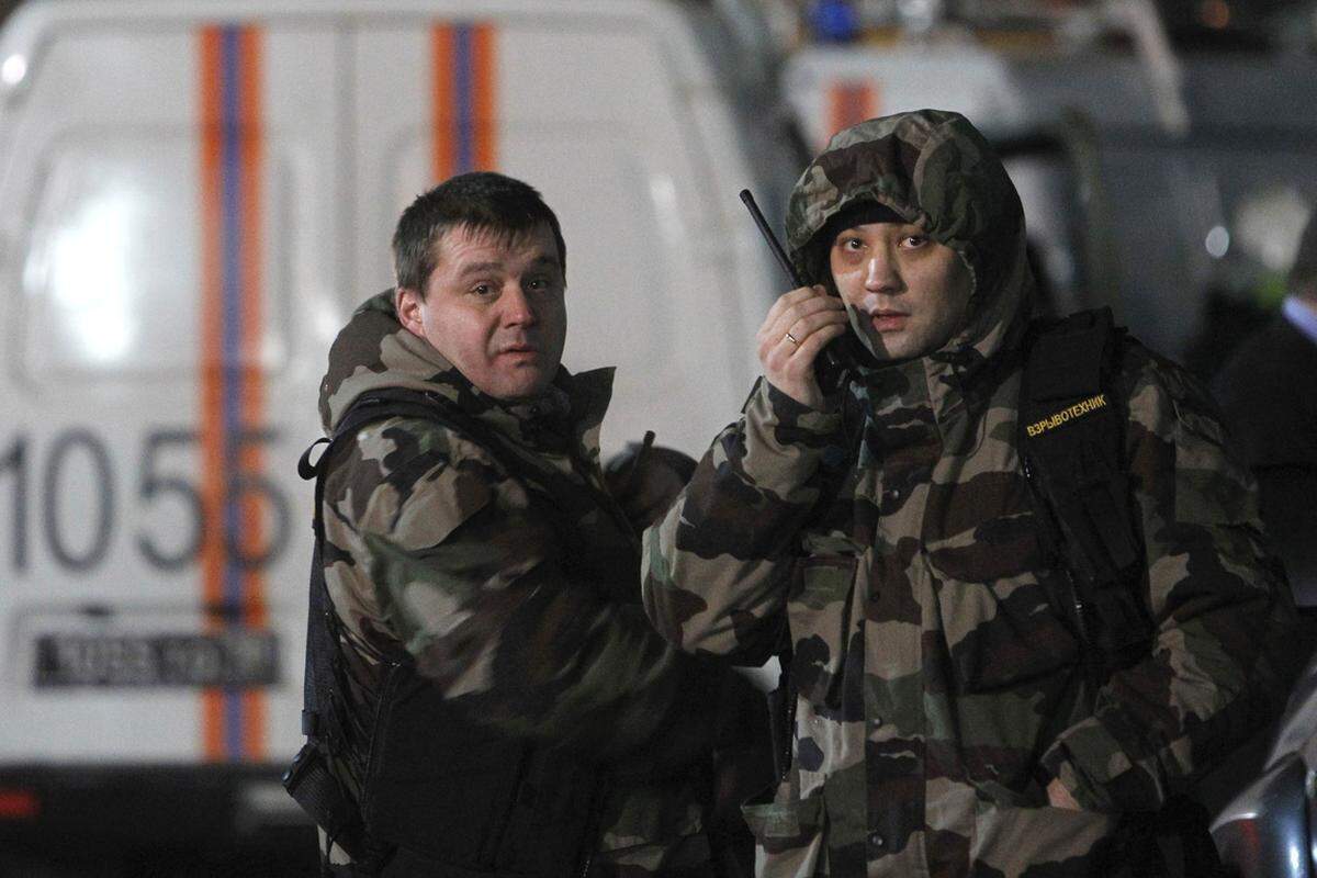 Russlands Präsident Dimitrij Medwedjew versetzte nach dem Anschlag das ganze Land in Alarmbereitschaft.