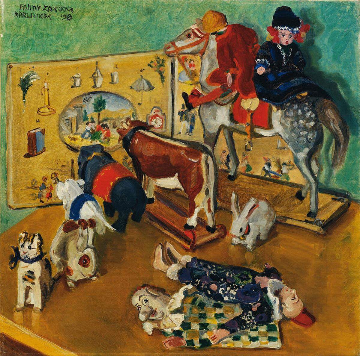 Fanny Harlfinger-Zakucka, Spielzeug, 1918