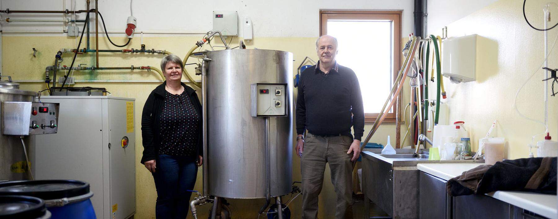 „Als Bauer braucht man eine Nische oder muss groß sein.“ Andrea und Erich Hirmann haben sich im Südburgenland auf Essig spezialisiert.