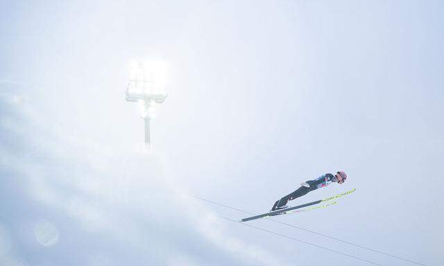 Skispringer in Oberstdorf