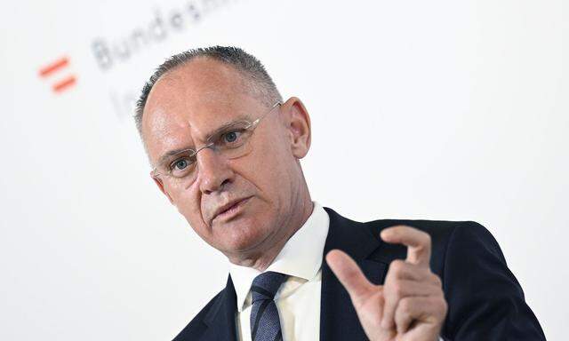 Innenminister Gerhard Karner (ÖVP) 
