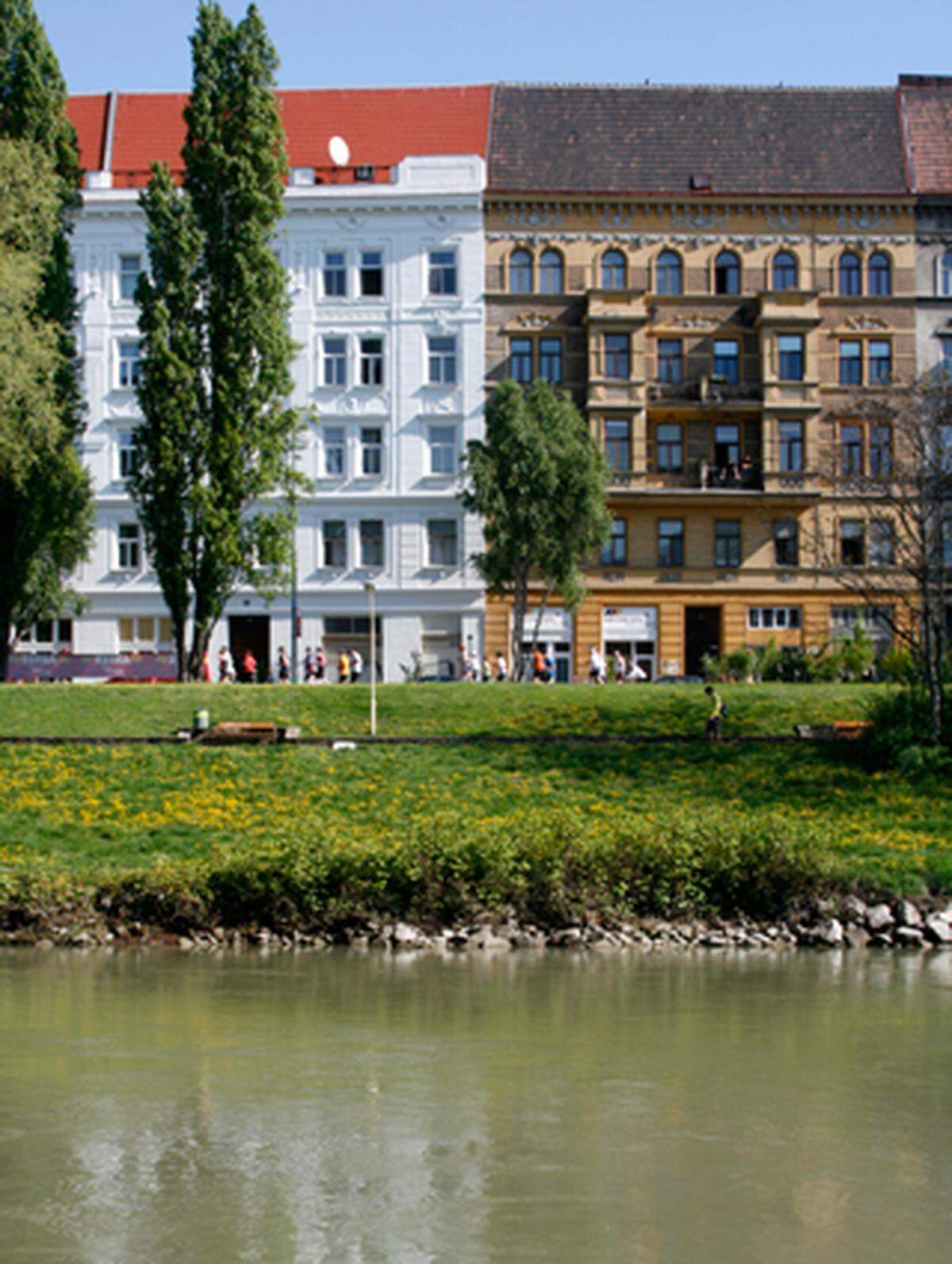 Nach dem Prater ging es dem Donaukanal entlang.