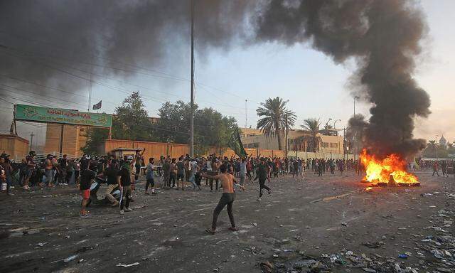 IRAQ-POLITICS-DEMO-UNREST