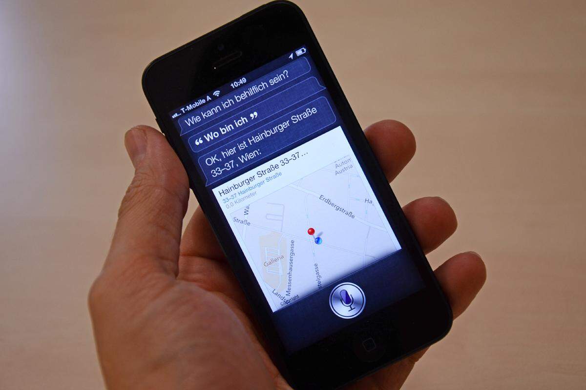 Dafür schafft es die virtuelle Assistentin, Ortsdaten abzurufen und zu interpretieren.