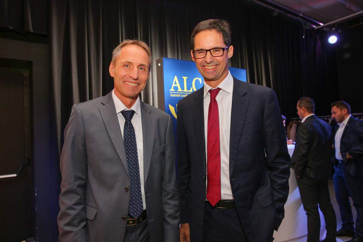 Eurofoam-Geschäftsführer Wolfgang Ender (li.) und Lenzing-CEO Stefan Doboczky.