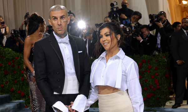 Travis Barker und Kourtney Kardashian bei der Met-Gala im Mai 2022.