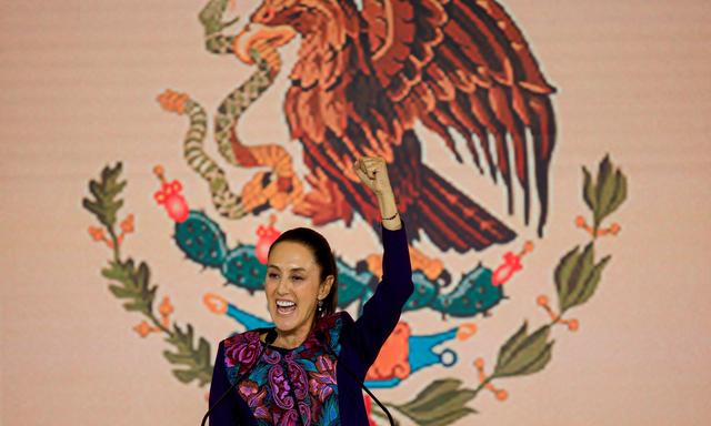  Zeitenwende in Mexiko: Claudia Sheinbaum hat 
die Wahl klar für sich entschieden.