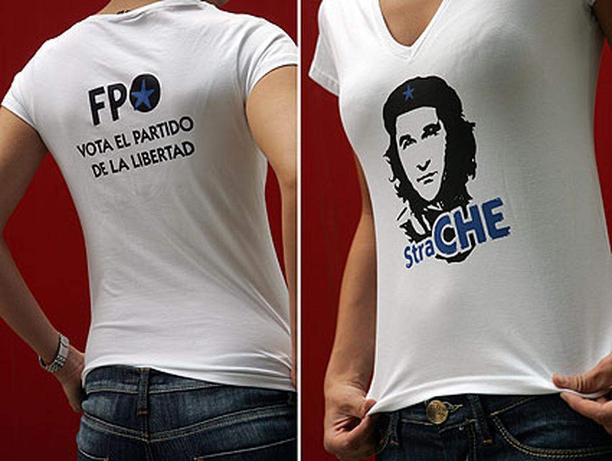 Unter dem Motto "Che Guevara ist tot, es lebe HC Strache" startete der Ring Freiheitlicher Jugend eine Kampagne, um Straches Vorbildrolle für die Jugend Österreichs zu unterstreichen.