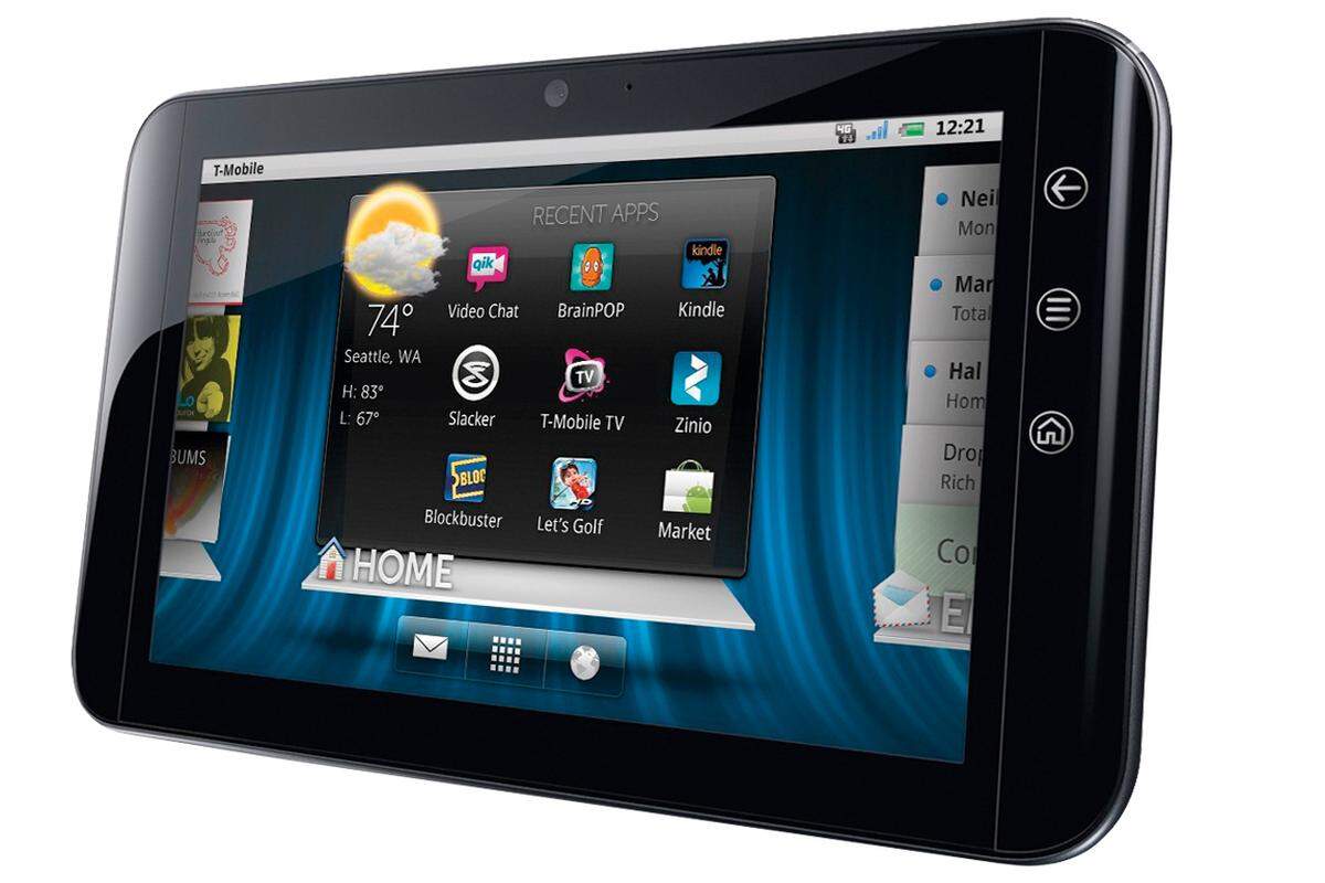 Das Streak 7 von Dell ist mit einem Sieben-Zoll-Bildschirm ausgestattet und liegt damit von der Größe her zwischen einem typischen Tablet-PC und einem Smartphone. Zielgruppe ist laut Dell „die ganze Familie“. So soll ein gehärtetes Spezialglas namens „Gorilla Glass“ dafür sorgen, dass der Touchscreen auch bei exzessiven Gaming-Sessions nicht zerkratzt wird. www.dell.com