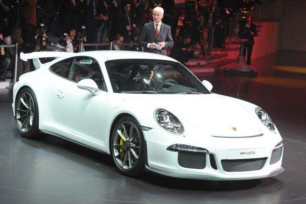 Die zum VW gehörende Marke Porsche ist 11,2 Milliarden Dollar wert. Sie ist eine von vier deutschen Marken unter den Top 10. Porsche 911 GT3