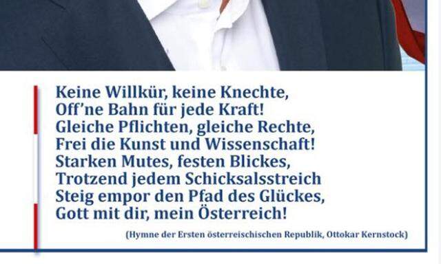 Facebook-Posting von Heinz-Christian Strache