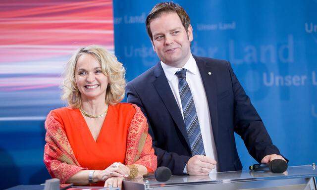 Tirols SPÖ-Chefin Elisabeth Blanik und FPÖ-Obmann Markus Abwerzger 