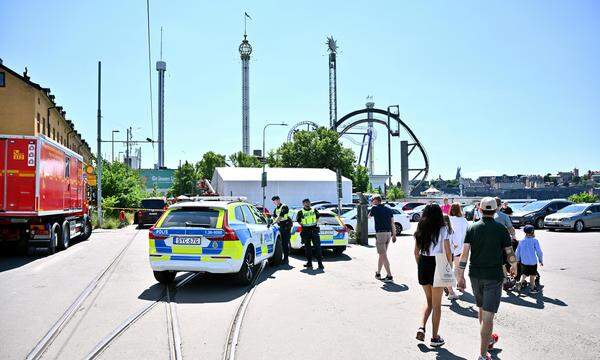 Achterbahn-Unfall im „Gröna Lund“ Stockholm.