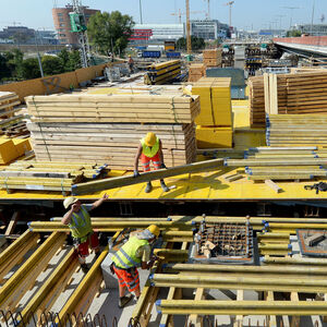 THEMENBILD: BAUSTELLE KNOTEN PRATER