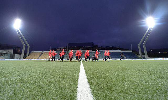 TRAINING DES �FB-TEAMS IN TORSHAVN: �BERSICHT