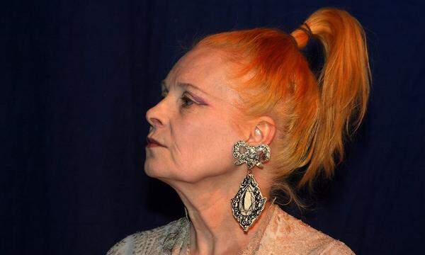 Modedesignerin Vivienne Westwood 2022 anlässlich der Unesco-Gala in Neuss.