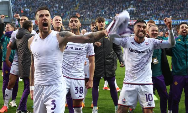Fiorentina im Freudentaumel.
