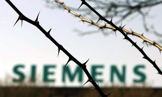 File photo of the logo of Siemens company  in Berlin
