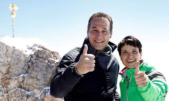 "Gipfeltreffen" von Strache und Petry.