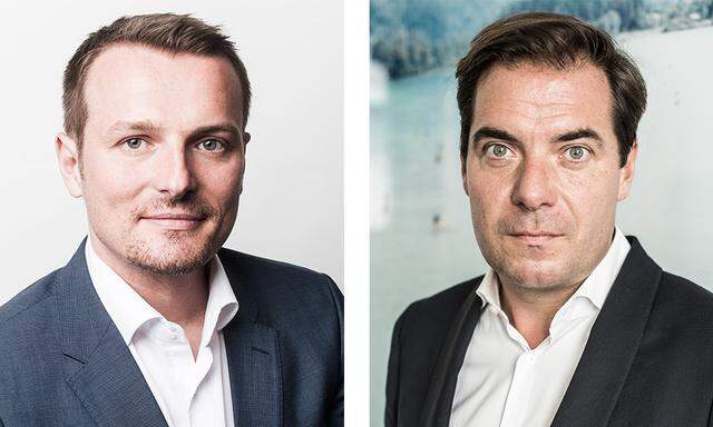 Herwig Langanger (Vorstand der Geschäftsführung „Die Presse‟) und Rainer Nowak (Chefredakteur, Herausgeber und Geschäftsführer „Die Presse“)