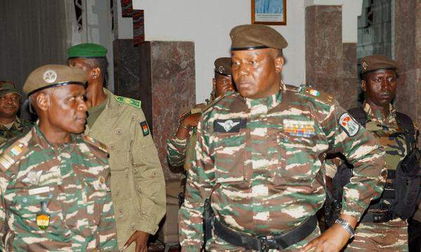 Nigers neuer Machthaber General Abdourahmane Tiani. 