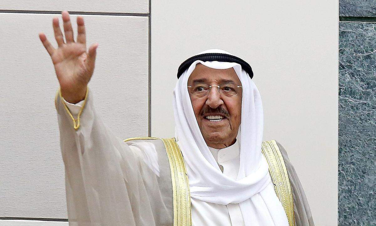 Saba IV., Emir von Kuwait steht seit 2006 an der Spitze des kleinen Golfstaates Kuwait. Er ist 88 Jahre alt.