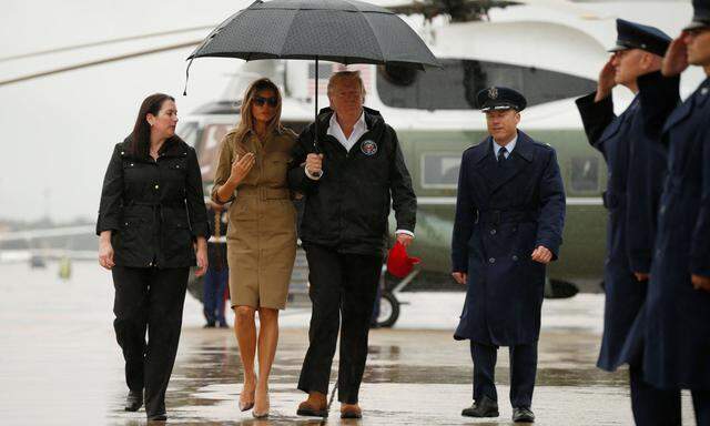 U.S. President Donald Trump departs Washington aboard Air Force One