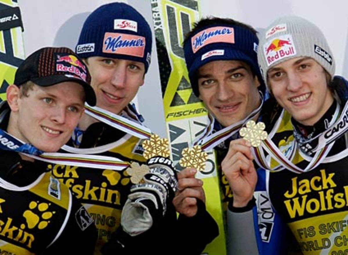 ... und mit dem Team war der Tiroler siegreich.