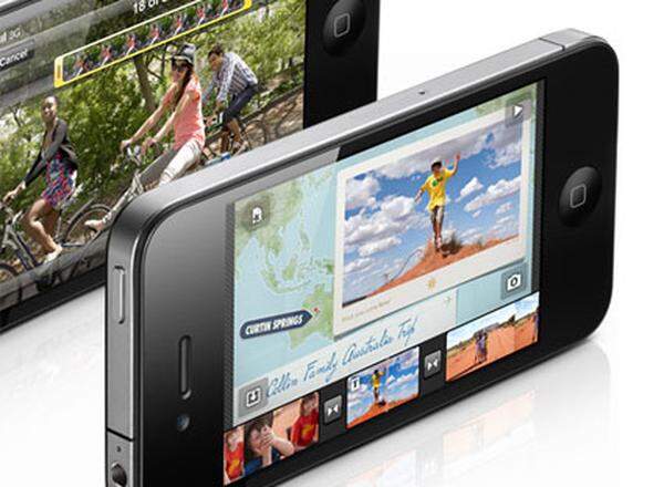 Hohe Auflösung bieten ab sofort auch die Videoaufnahmen. Das iPhone 4 nimmt im HD-Format 720p auf. Damit man seine Videos direkt auf dem iPhone bearbeiten kann, bietet Apple noch iMovie als App an. Das lässt sich der Hersteller allerdings fürstlich entlohnen. Fünf US-Dollar kostet die Software.
