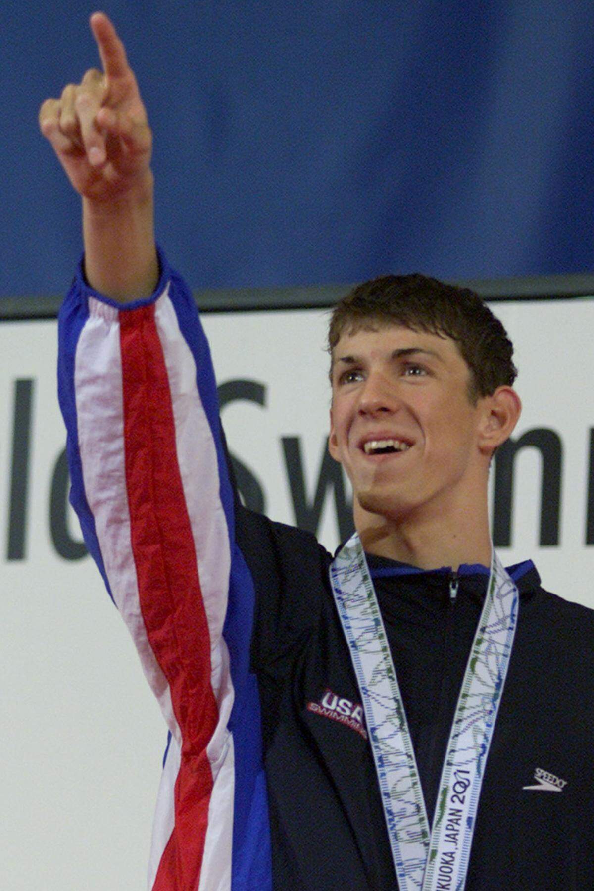 Michael Fred Phelps II begann seine Olympia-Karriere im zarten Alter von 15 Jahren. Der Teenager hatte bei den Spielen in Sydney 2000 aber noch nicht so viel Erfolg wie später.