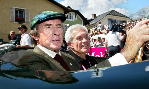 Ennstal Classic: Jackie Stewart fuhr, aber Helmut Zwickl lenkte.