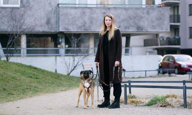 Der einjährige Schäfer-Mix Mickey zog vor wenigen Tagen bei Bettina Loidl ein. Die 29-Jährige ist Fotografin, spezialisiert auf Hunde, Katzen und Pferde.  