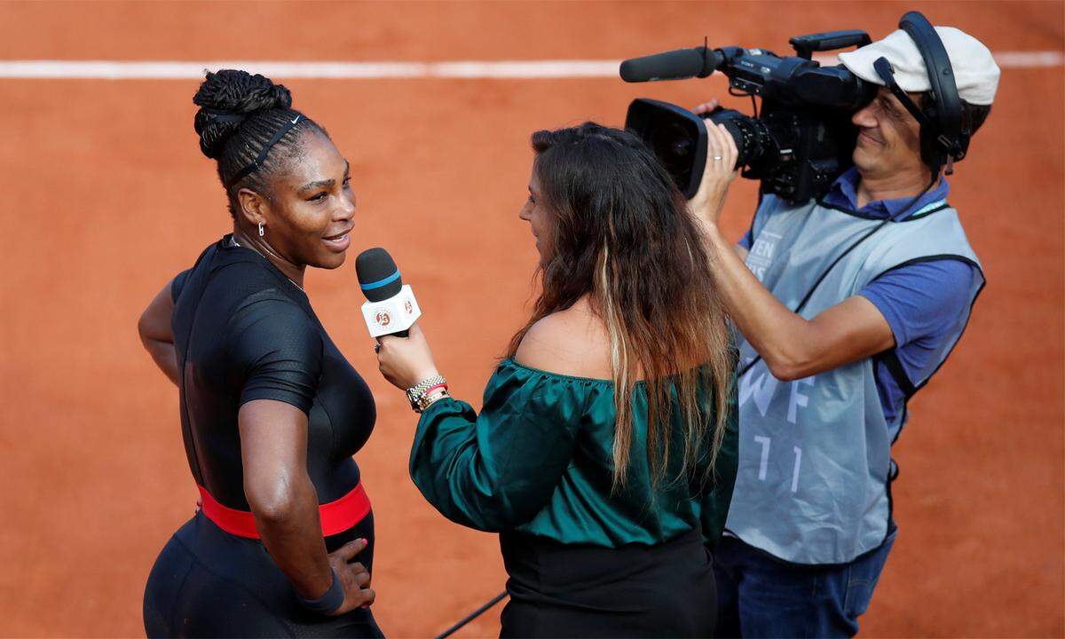 Williams steht bei ihrem Comeback auf Grand-Slam-Ebene mittlerweile in der dritten Runde. Nächste Gegnerin ist die Deutsche Julia Görges.