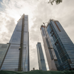 Hudson Yards development in New York Development in and around Hudson Yards in New York on Saturday