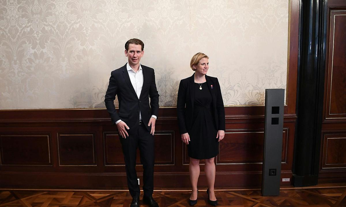 SONDIERUNGSGESPRAeCH OeVP MIT NEOS: KURZ / MEINL-REISINGER