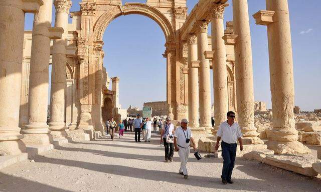 Die historische Stadt Palmyra war lange Zeit ein beliebtes Touristenziel.