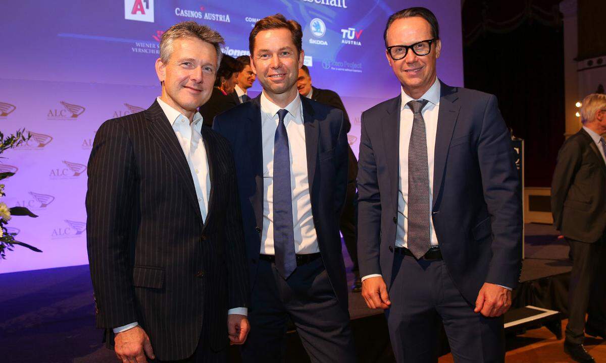 Miba-CFO Wolfgang Litzlbauer, Commerzbank-Geschäftsführer Martin Butollo und IV OÖ-Geschäftsführer Joachim Haindl-Grutsch (v.l.)