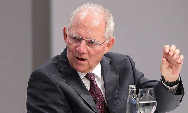Deutschlands Finanzminister Wolfgang Schäuble