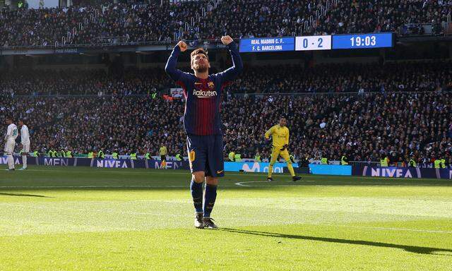 Lionel Messi in gewohnter Pose und im Dress des FC Barcelona. Wird Katalonien unabhängig, könnte der Argentinier ablösefrei wechseln.