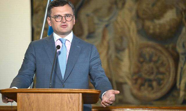 Der ukrainische Außenminister Dmytro Kuleba war zuletzt zu Besuch in Prag. 