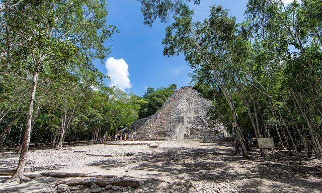 Coba, Ruinenstätte der Maya im mexikanischen Bundesstaat Quintana Roo. 