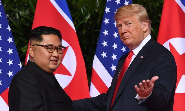 Kim Jong-un und Donald Trump.