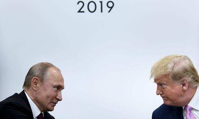 Vladimir Putin und Donald Trump beim G20-Gipfel im japanischen Osaka