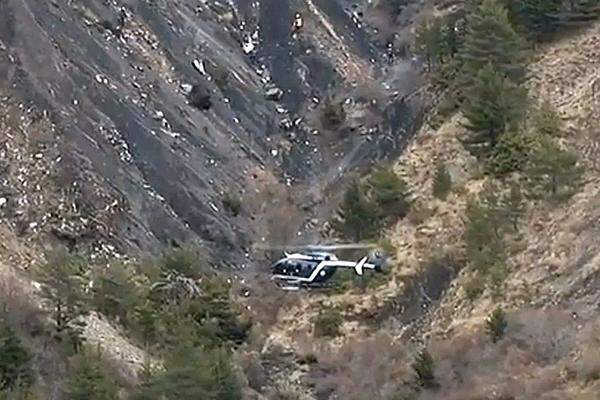 Die Absturzstelle des Airbus A320 befindet sich im Gebirge, in den südfranzösischen Alpen, die Gegend ist äußerst schwer zugänglich.